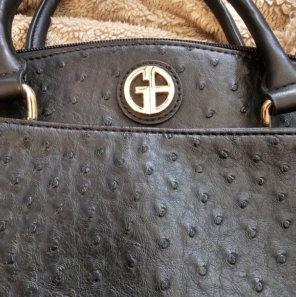 NWT Giani Bernini Ostrich Bag - Picture 2 of 10